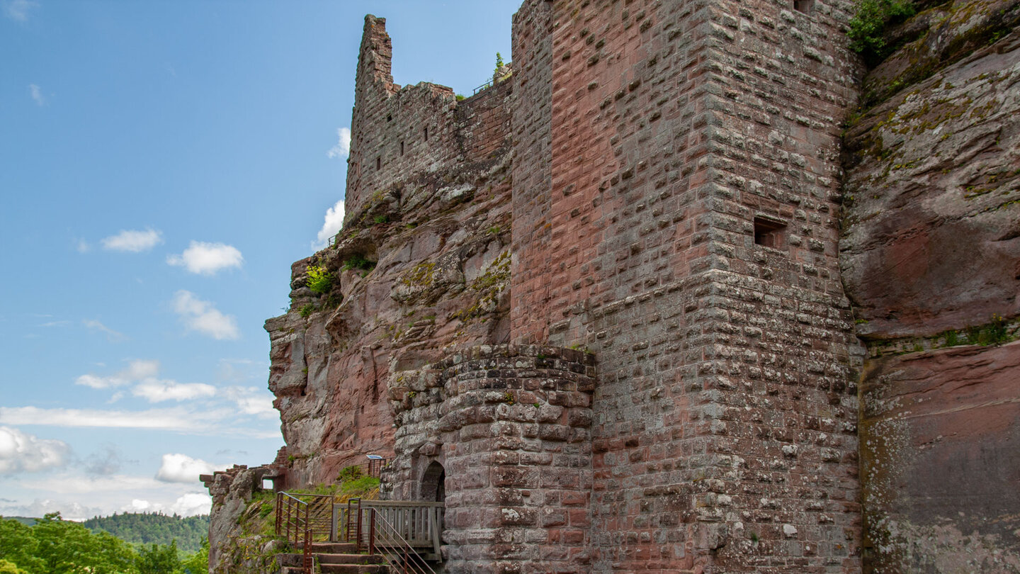 Anlage der Burg Fleckenstein