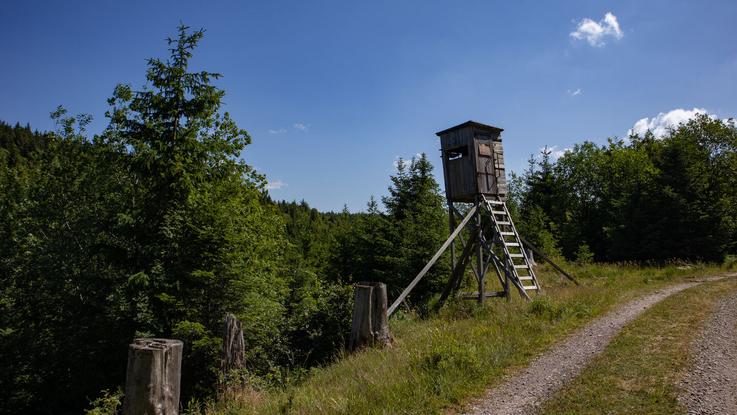 Hochsitz am Wanderweg