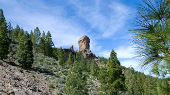 Ausblick auf den Roque Nublo auf Gran Canaria