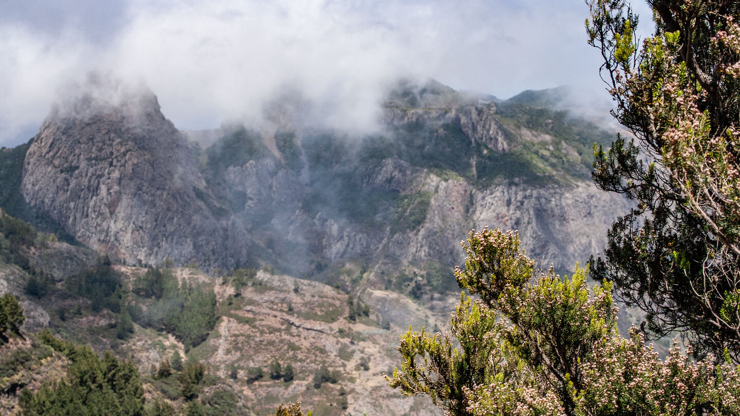 Blick auf Benchijigua mit dem Roque de Agando