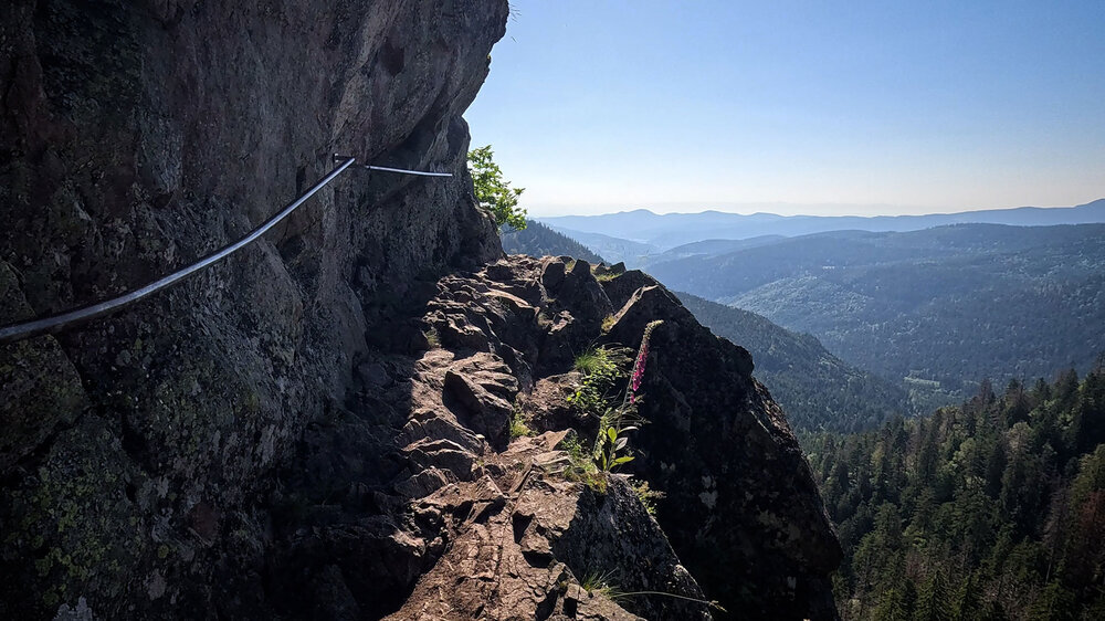 Panorama am Sentier des Roches