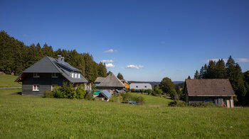 Siedlung oberhalb der Bregquelle