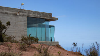 das Gebäude des Aussichtspunkts Mirador de Abrante auf La Gomera