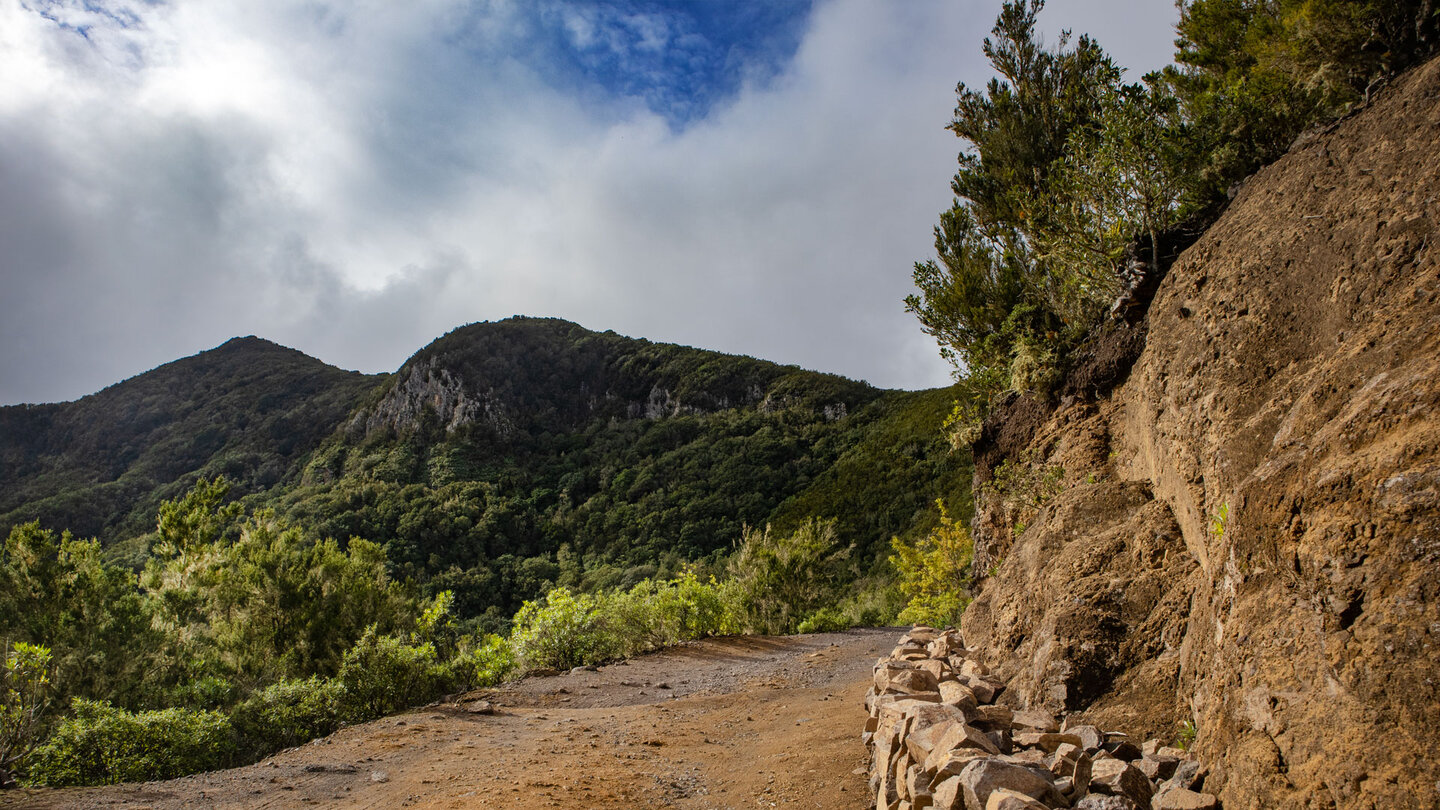 Ausblicke über den üppig grünen Lorbeer-Feuchtwald entlang der Wanderroute