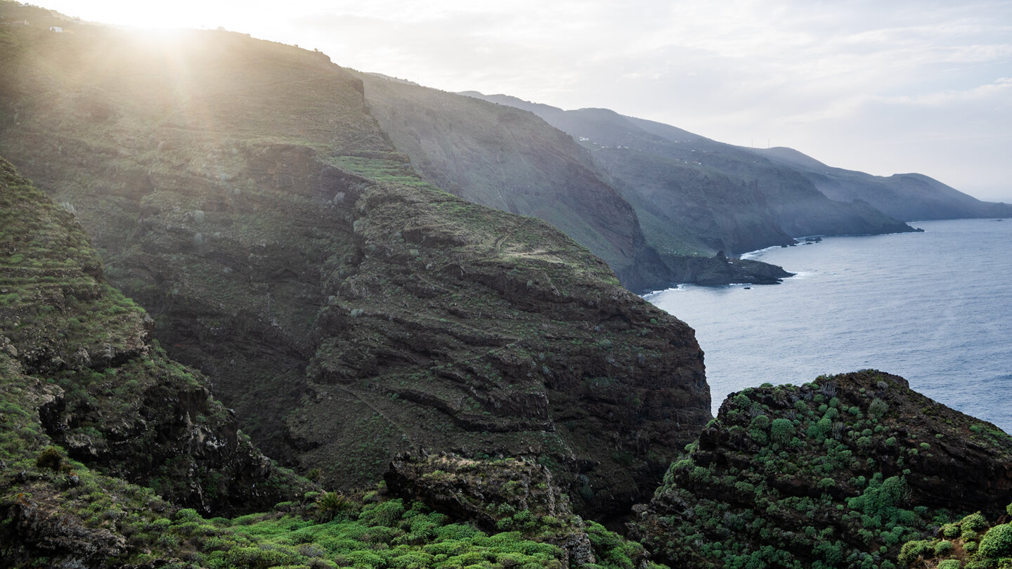 Panorama entlang der Nordküste La Palmas Richtung El Tablado