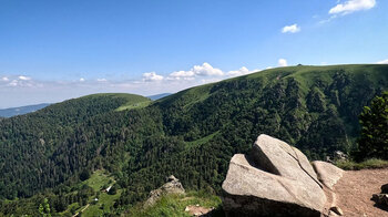 Ausblick über die Rochers de Martinswand