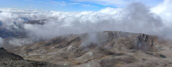 Blick vom Mulhacén auf die Lagunenlandschaft