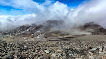 Abstiegspfad zur Laguna de la Caldera