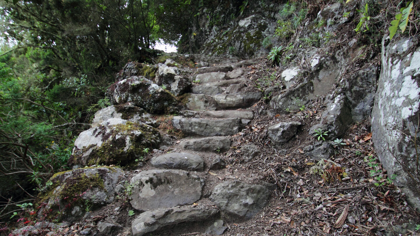 Abstiegspfad zum Wasserfall