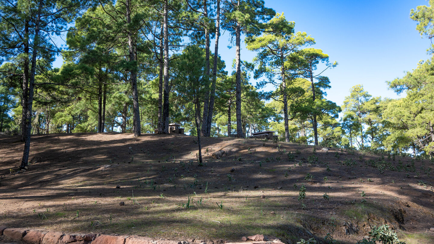 der Rast- und Campingplatz Llanos de la Mimbre ist Startpunkt der Wanderung