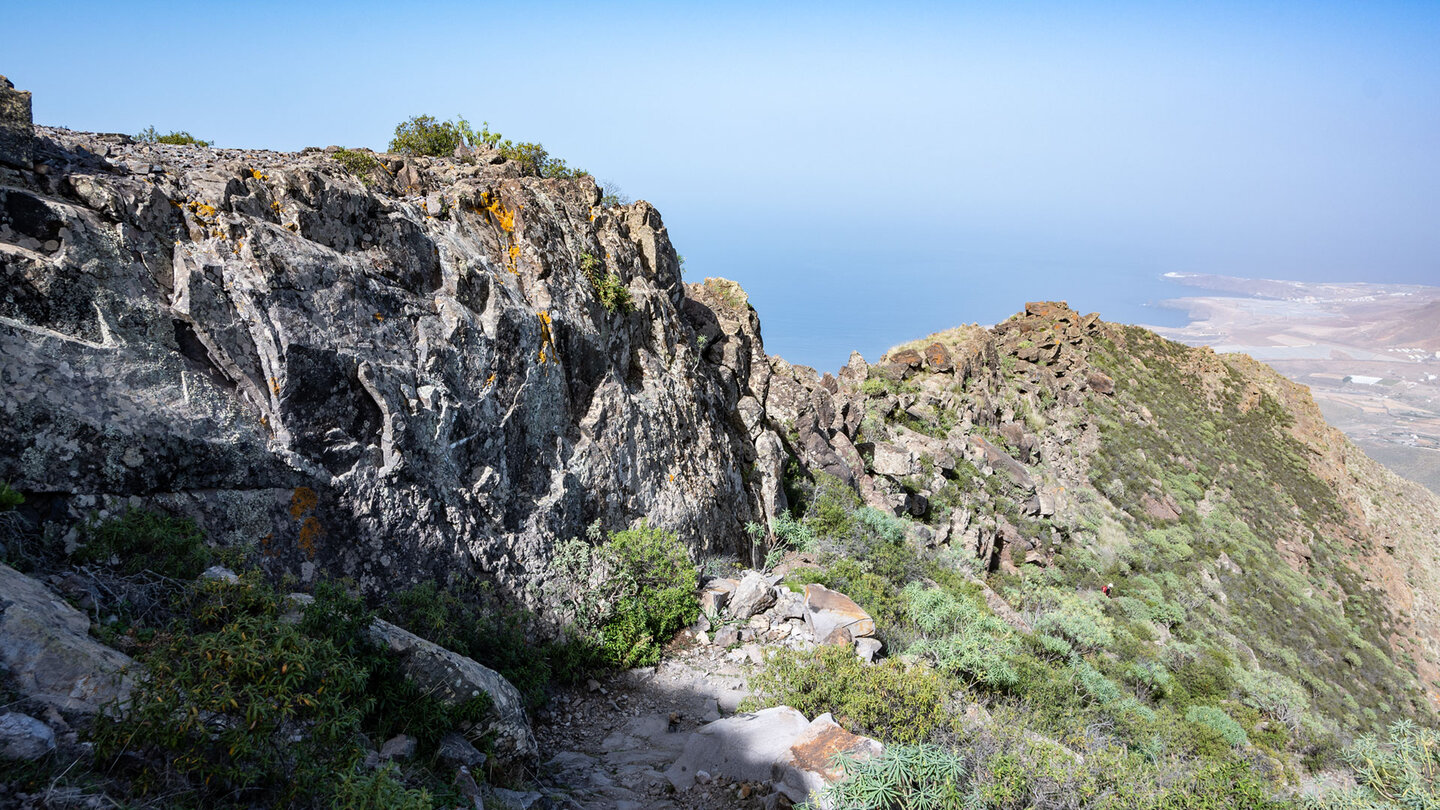 Bergkamm am Vuelta del Palomar