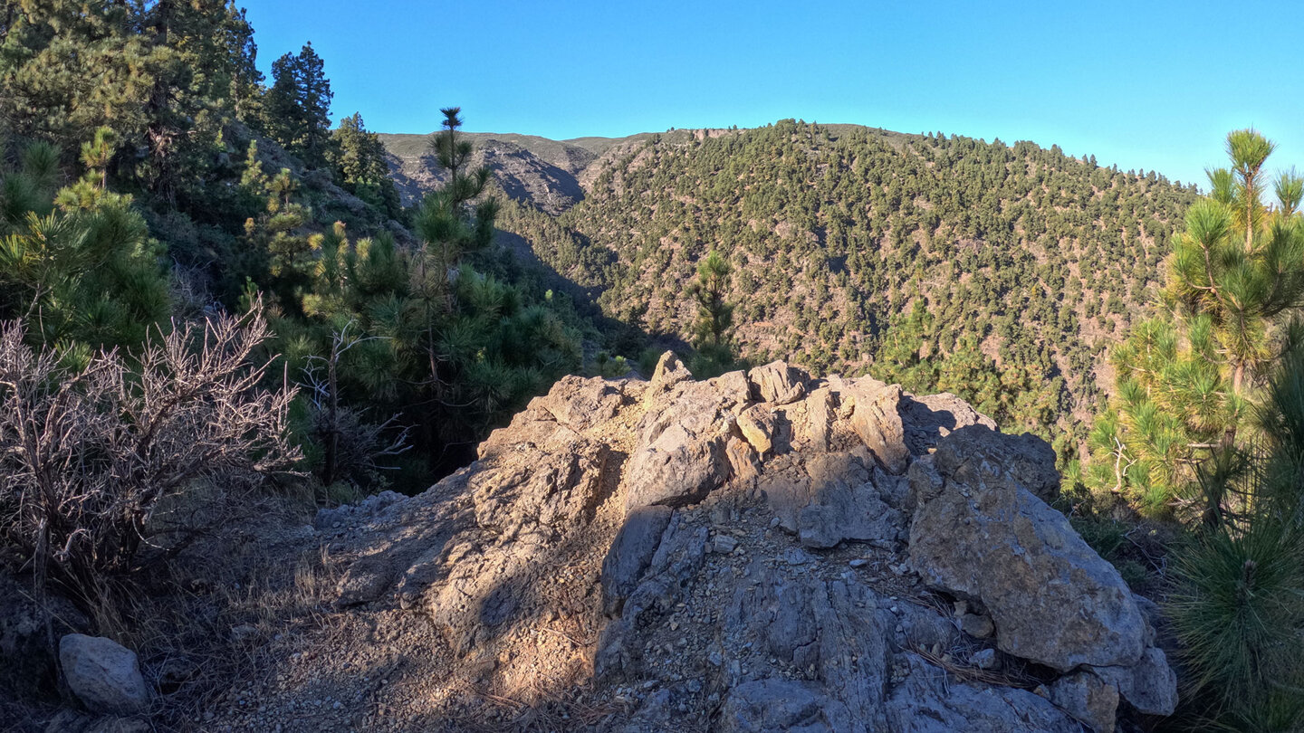 Blick zum Beginn der Schlucht Barranco de Gallegos