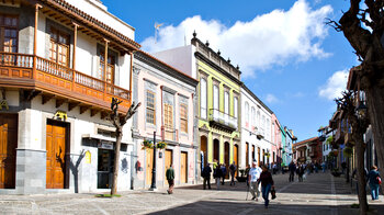 wunderschöne Altstadtgasse in Teror auf Gran Canaria