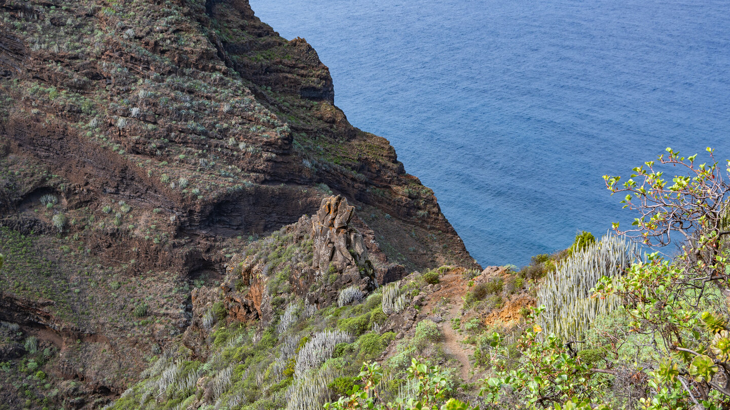 Aufstieg vom Barranco de los Hombres nach Franceses