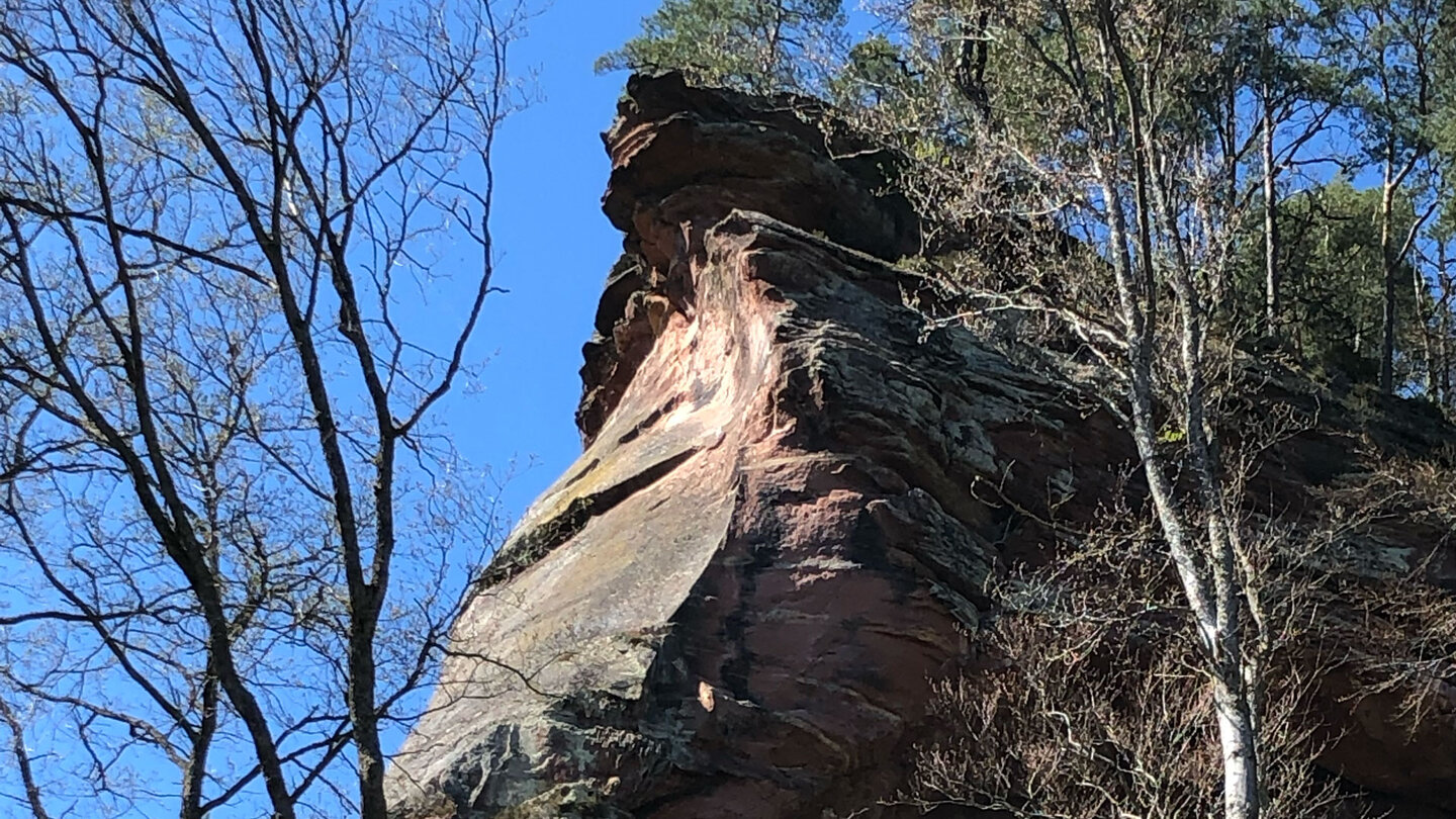 der Wolfsfels bei Obersteinbach