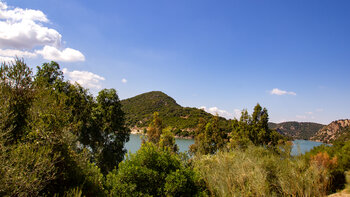 der Stausee Embalse de Guadalcacin