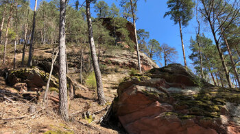 Wanderung unterhalb des Wachtfelsens