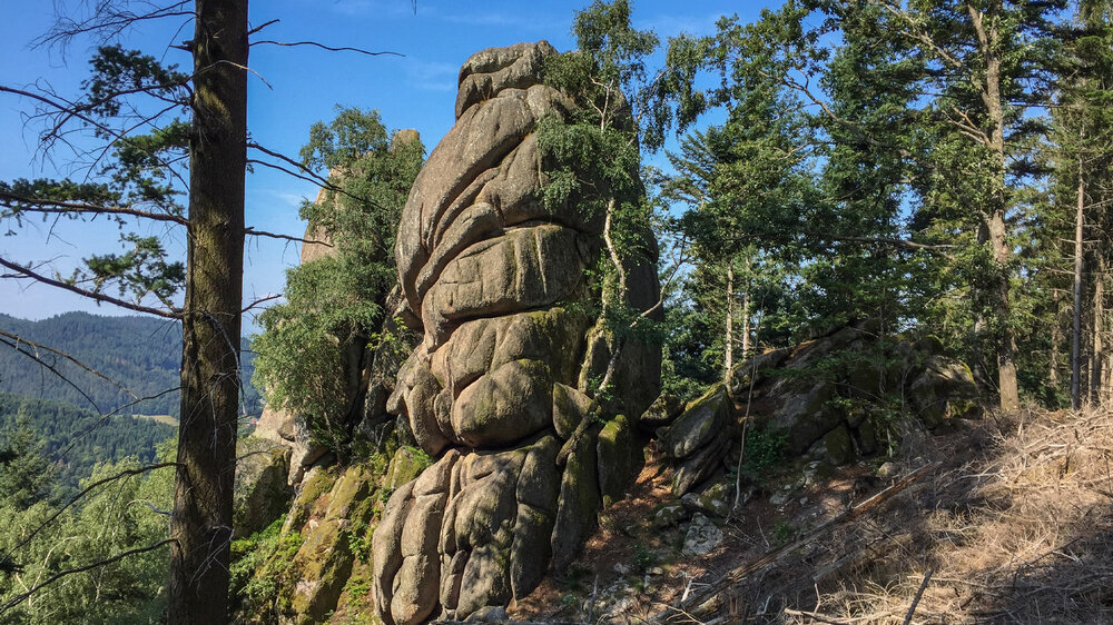 Ausblick auf Falkenfelsen