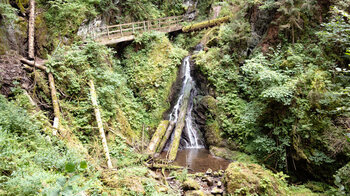 Die Kaskade in der unteren Lotenbachklamm