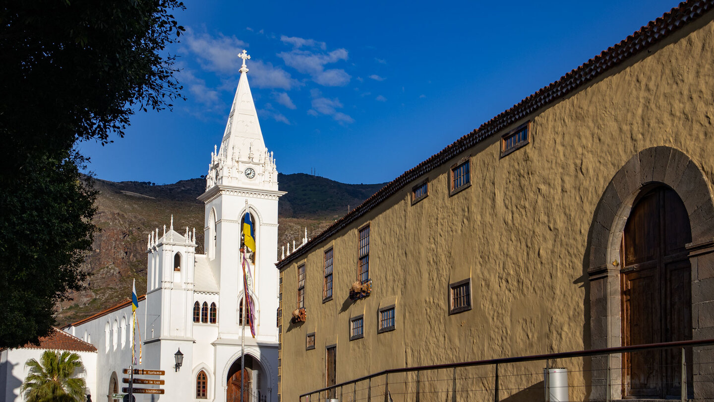 die Kirche Iglesia de Nuestra Señora de la Luz in der Altstadt von Los Silos