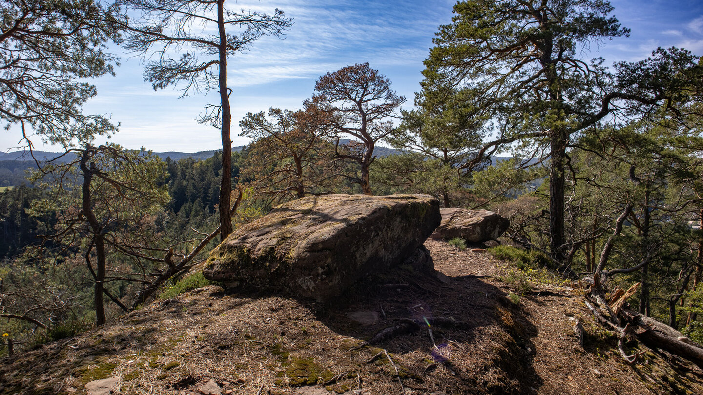 Felsplattform mit Aussicht