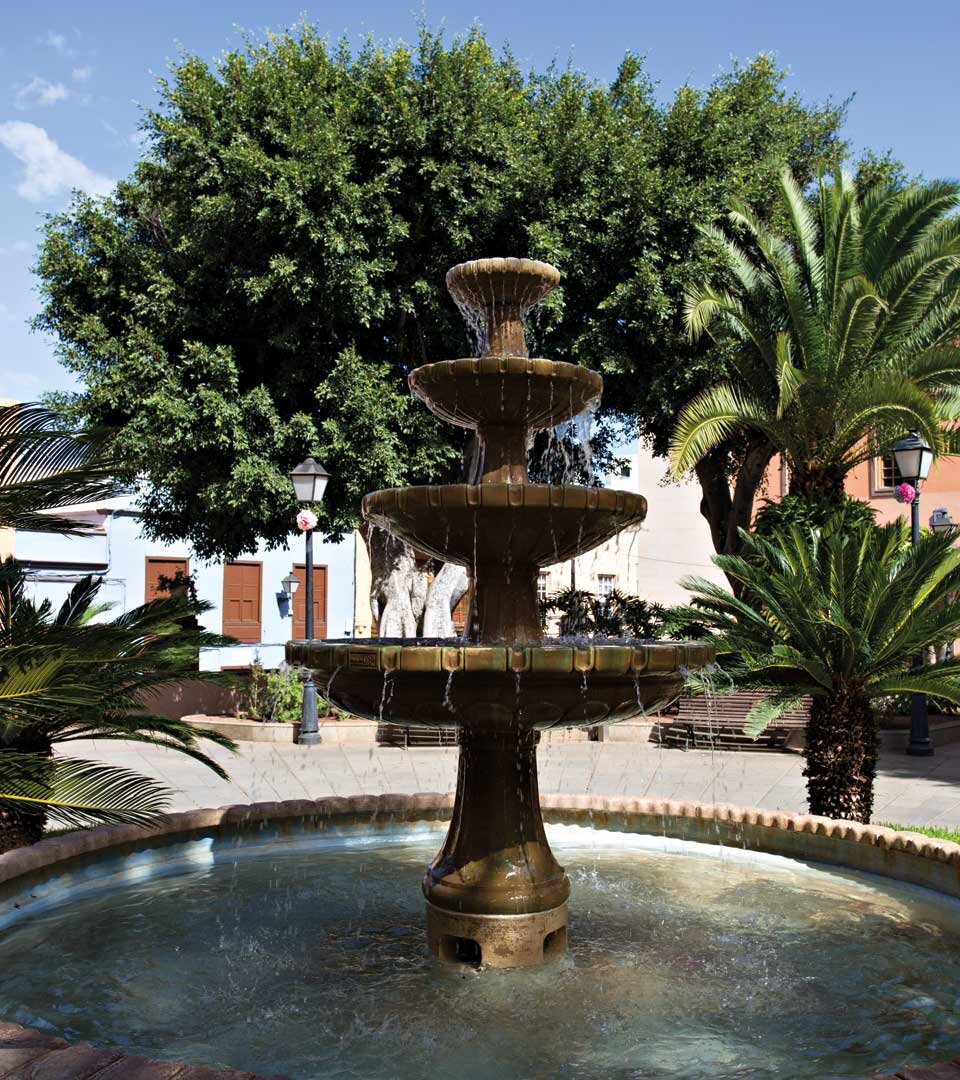 der Brunnen am Rathaus von Güímar