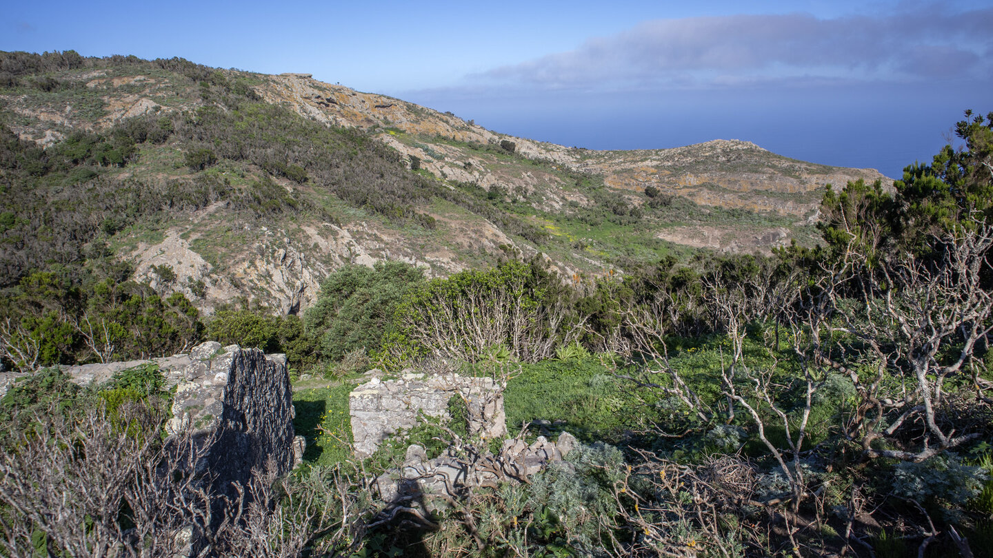 die Berglandschaft des Landschaftspark Anaga bei Tafada