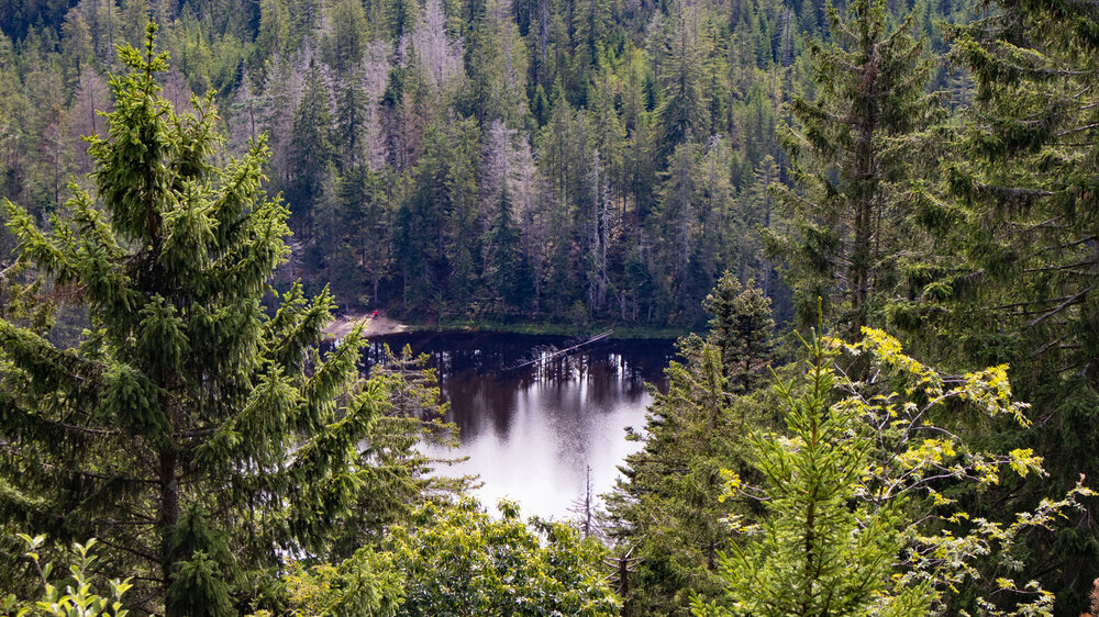 Wildseeblick ist ein Tiefblick auf den Karsee