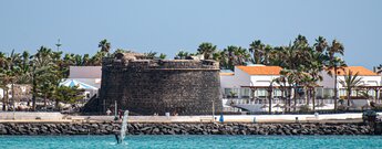 das Castillo de San Buenaventura in Caleta de Fuste an der Ostküste Fuerteventuras