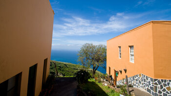 allgegenwärtig ist der Ausblick auf das Meer in Franceses auf La Palma