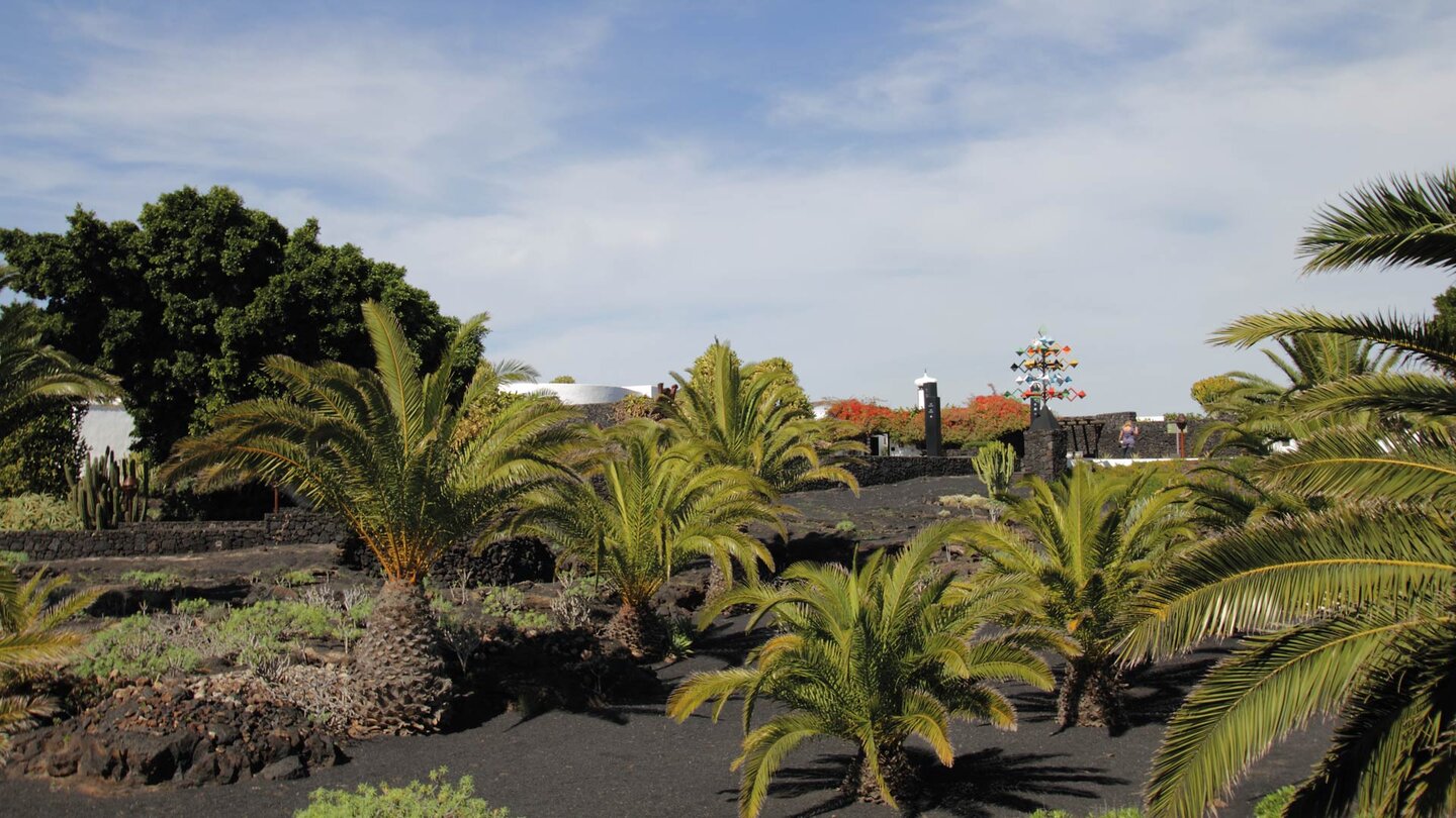 die Gartenanlagen der Fundación César Manrique auf Lanzarote