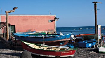 Blick auf den Puerto de El Médano