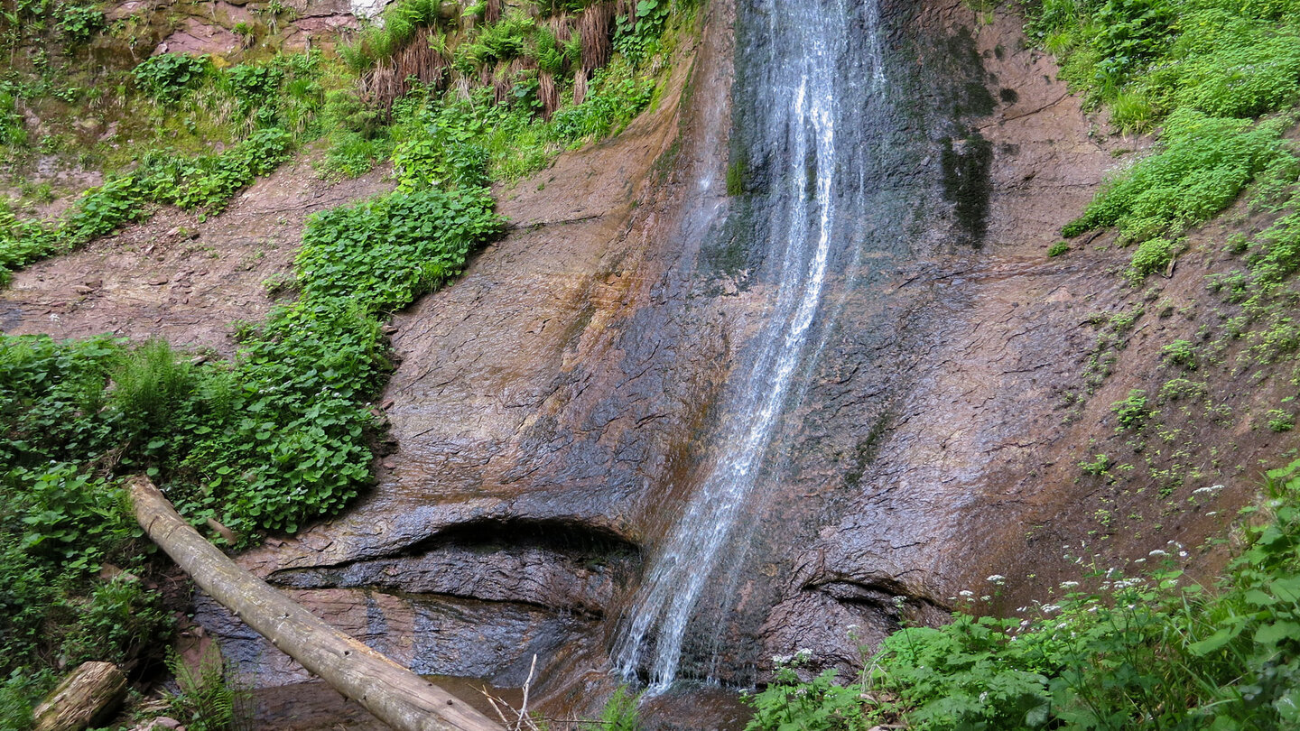 Buntsandstein am Sankenbachwasserfall