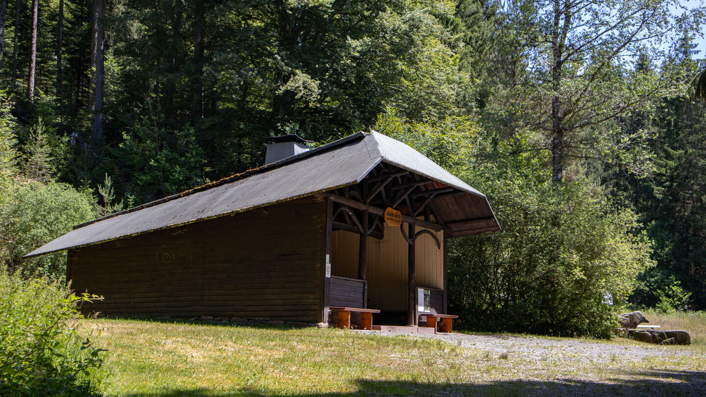 Rastplatz an der Ellbach-Hütte