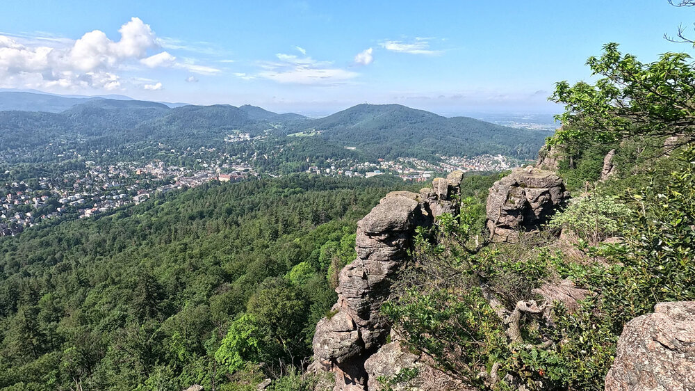 Felstürme der Battertfelsen bei Baden-Baden