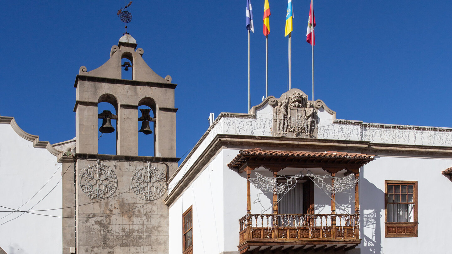 der Glockenturm der Iglesia de San Augustín in Icod de los Vinos