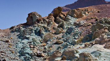 das schillernde Farbspektrum der Los Azulejos auf Teneriffa