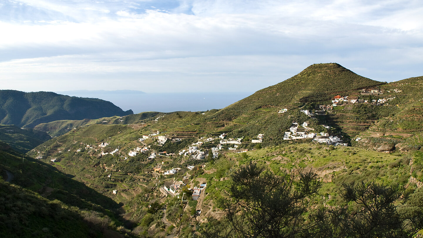 Blick auf den Ort Artenara auf Gran Canaria