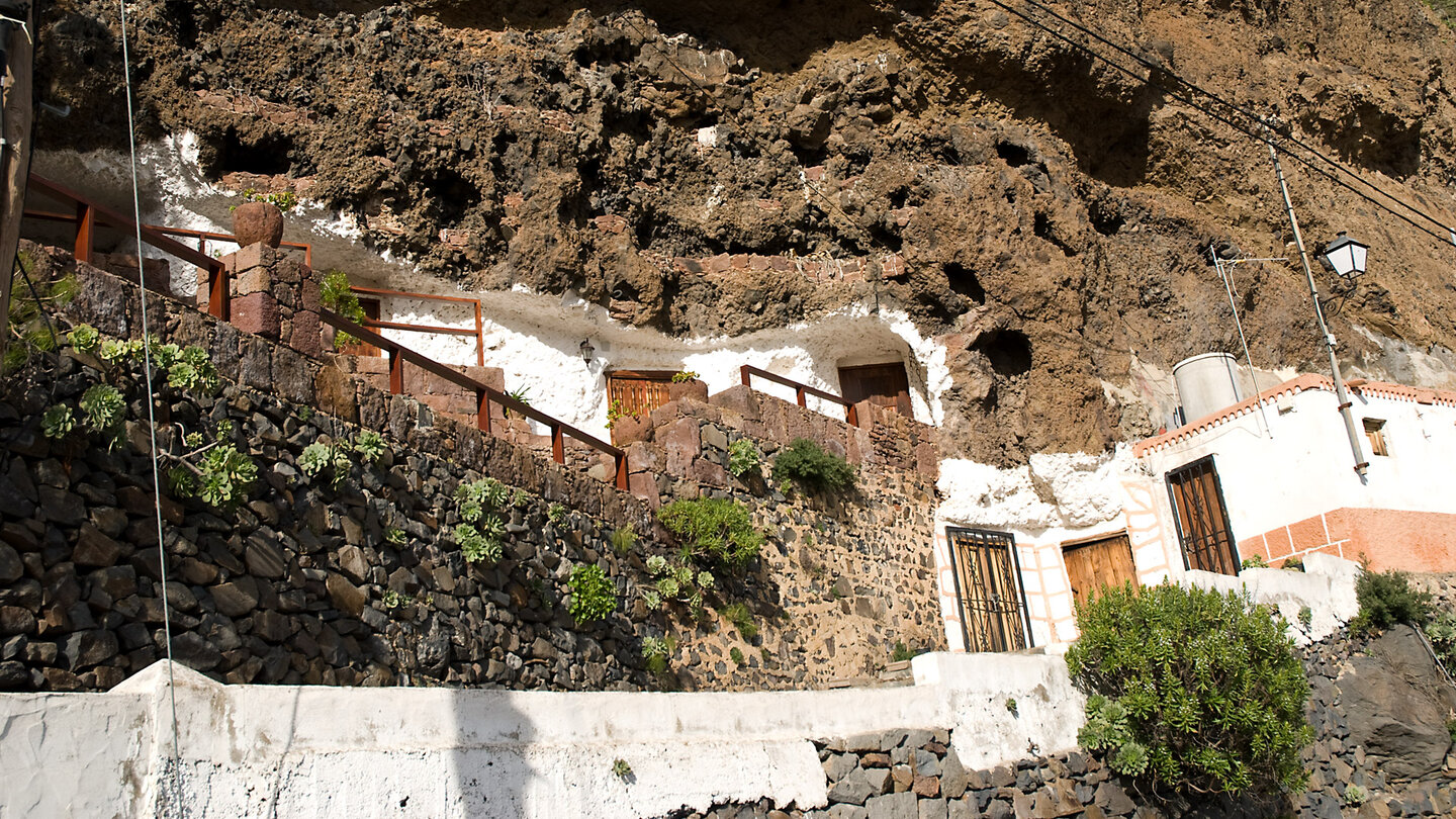 Höhlenwohnungen in Artenara auf Gran Canaria