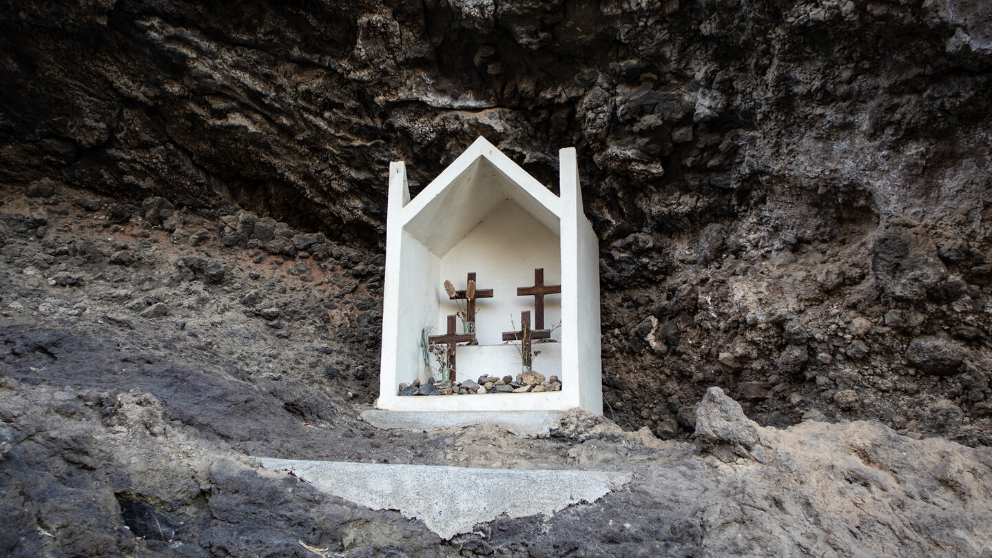 Schrein am Abstiegspfad ins Barranco del Jurado