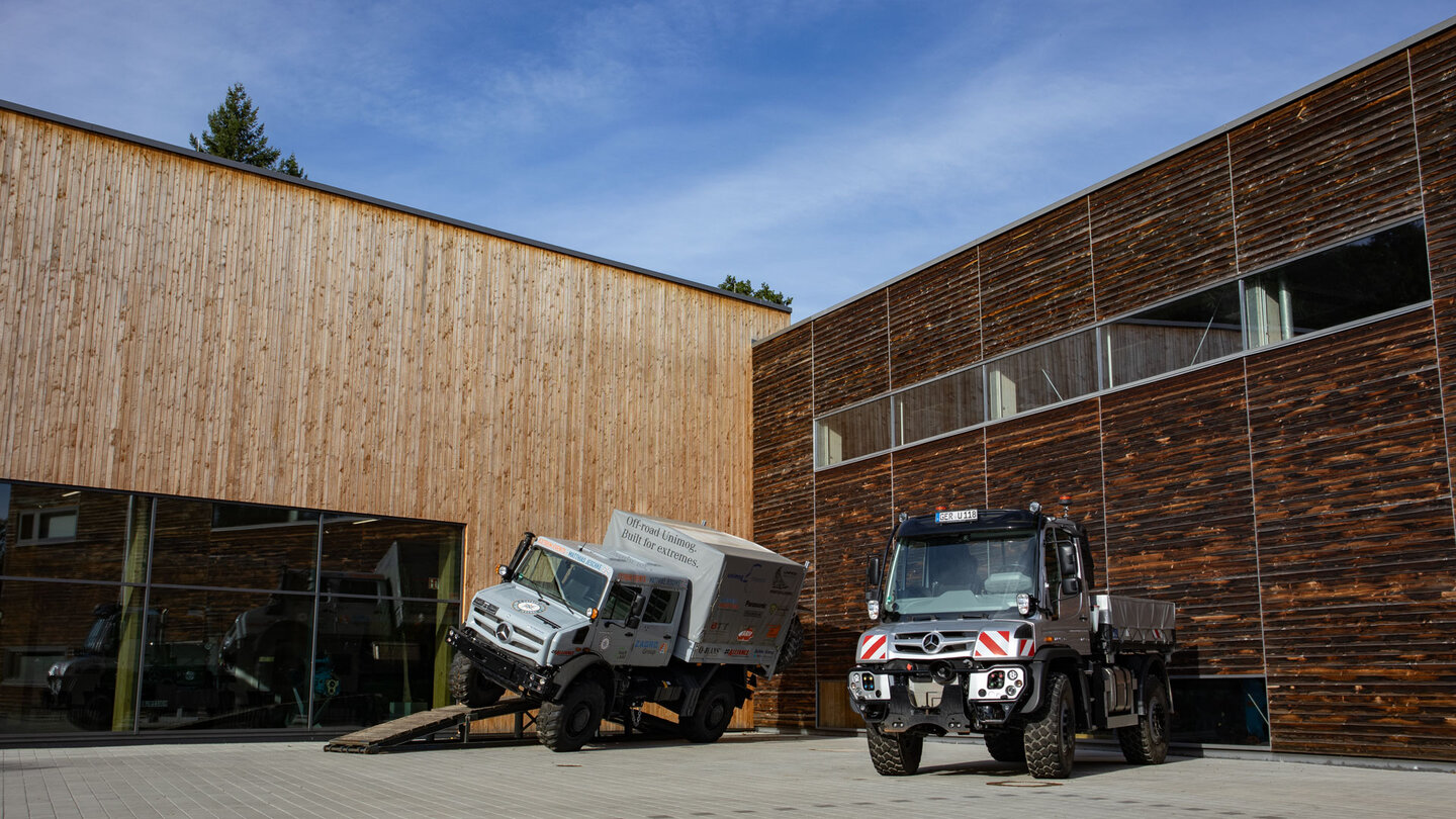 Startpunkt der Murgleiter ist das Unimog-Museum in Gaggenau