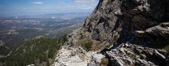 Ausblick am Pass Collado del Salto del Caballo Ausblick am Pass Collado del Salto del Caballo