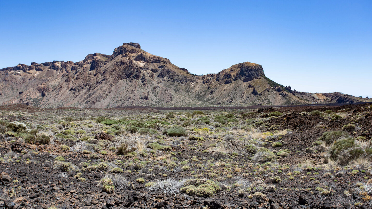 Blick über die Caldera auf den Montaña el Cedro