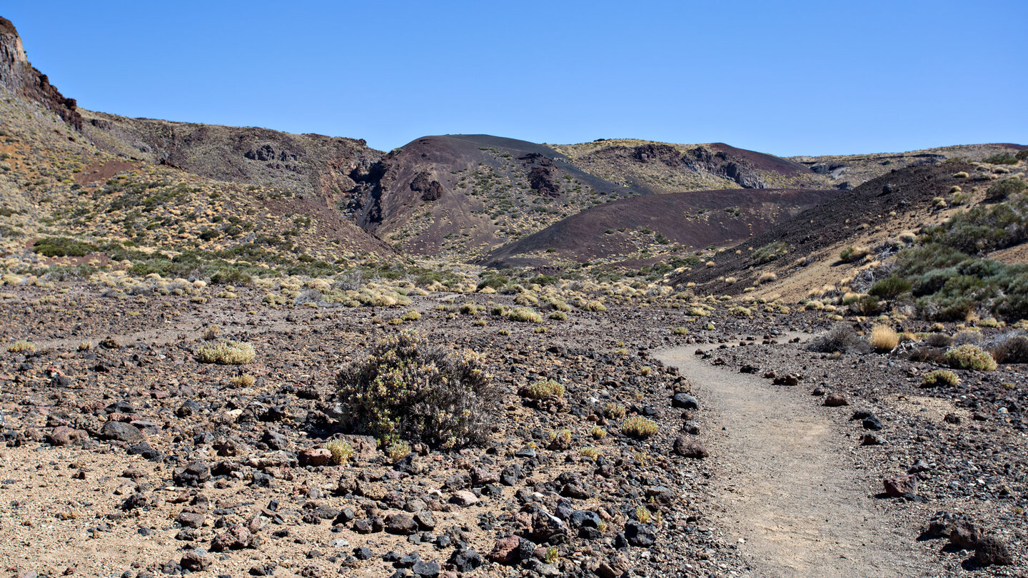 Wegkreuzung zum Wanderweg Arenas Negras