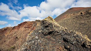 ein Nebenkrater des Montaña del Señalo auf Lanzarote