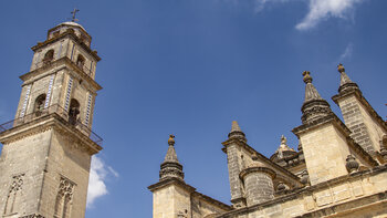 Glockenturm der Kathedrale von Jerez