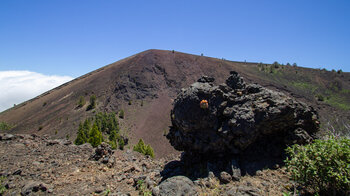 Blick zum Gipfel des Pico Birigoyo