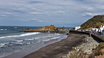 die Playa de Almáciga auf Teneriffa