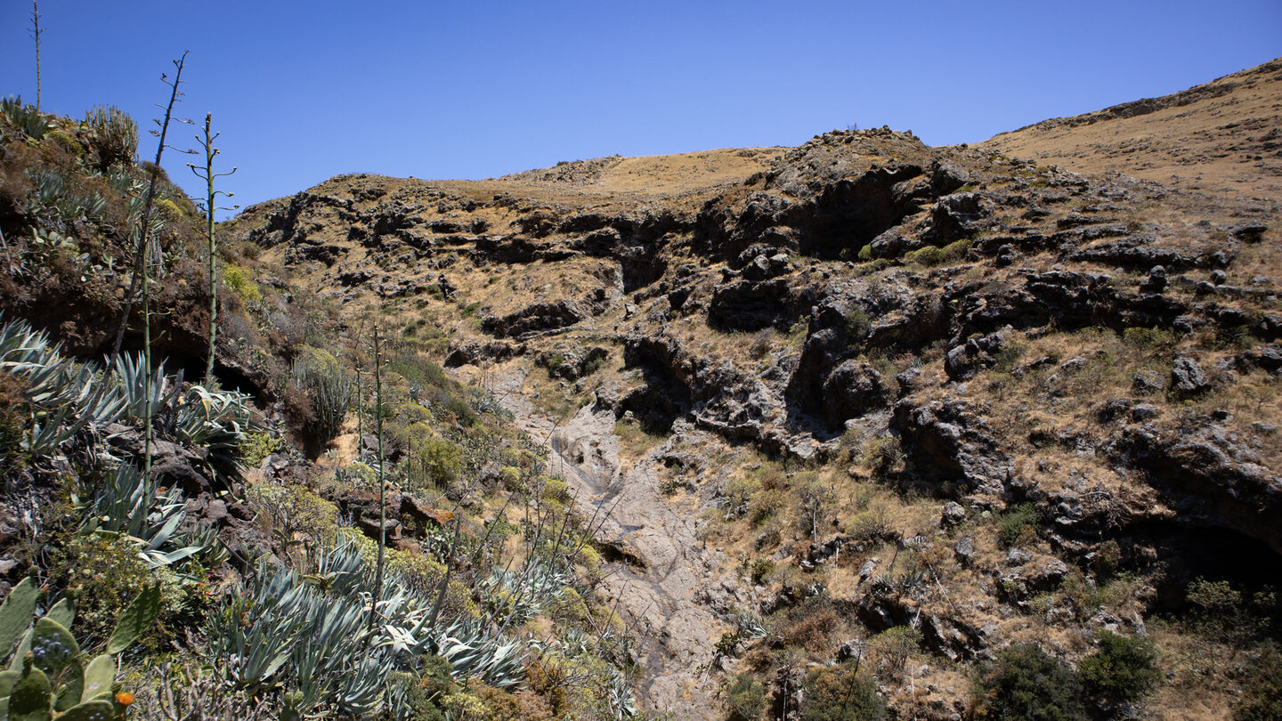 die Cuevas-Schlucht am Wanderweg PR-TF 51