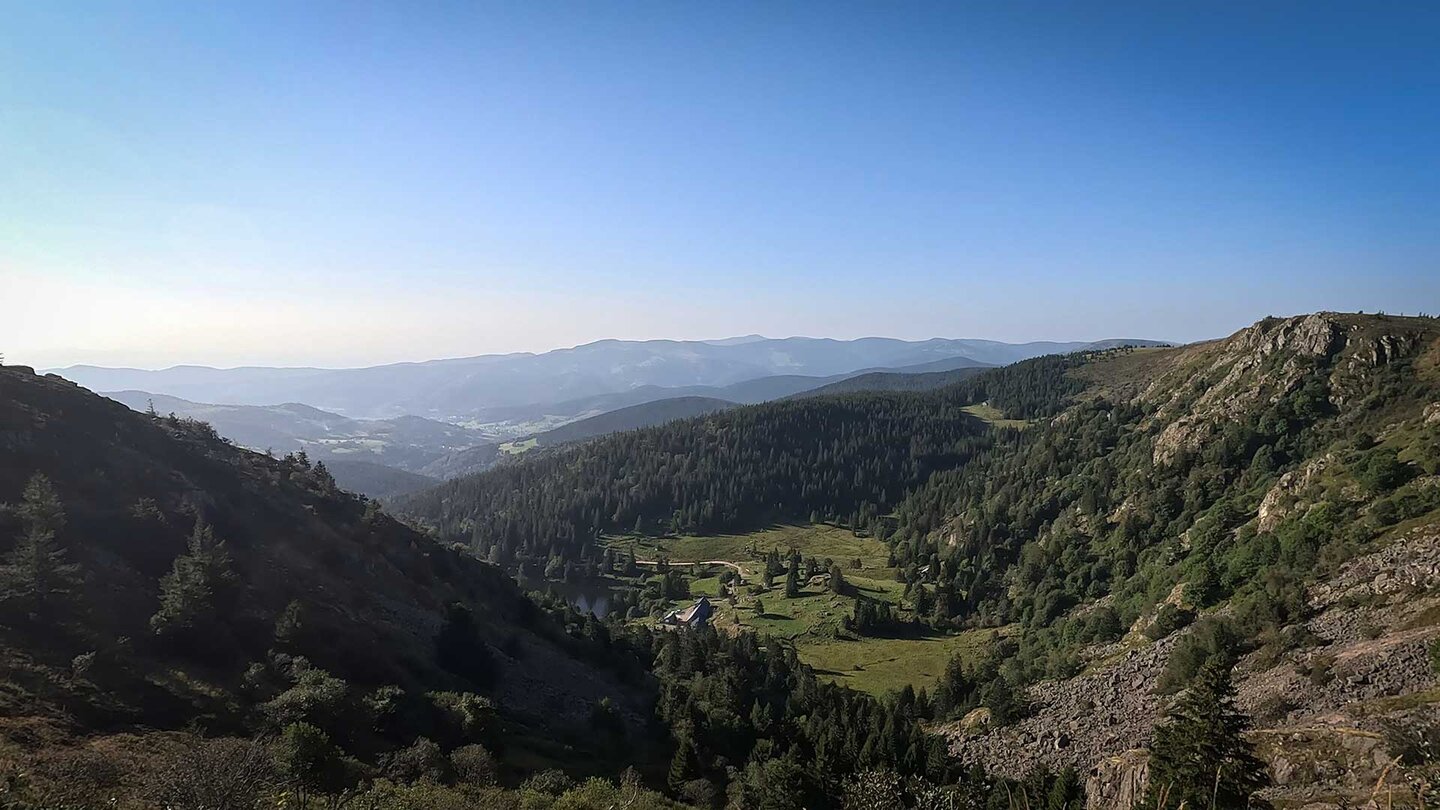 Bergpanorama mit dem Lac du Forlet